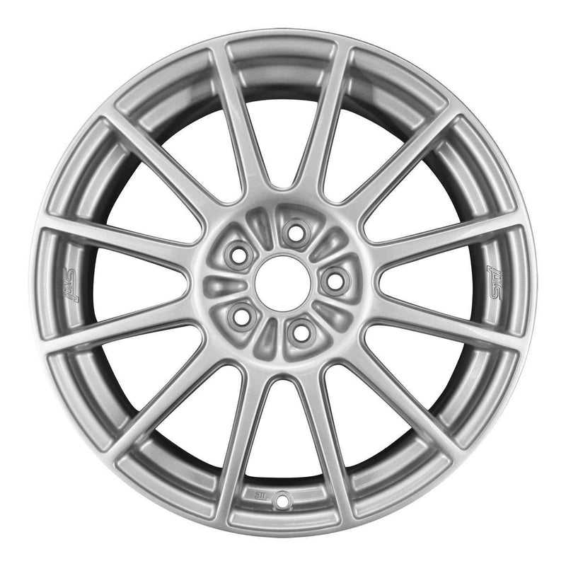 2008 subaru forester wheel 17 silver aluminum 5 lug w68770s 1