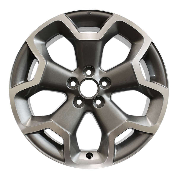 2015 subaru xv wheel 17 machined charcoal aluminum 5 lug w68806mc 3