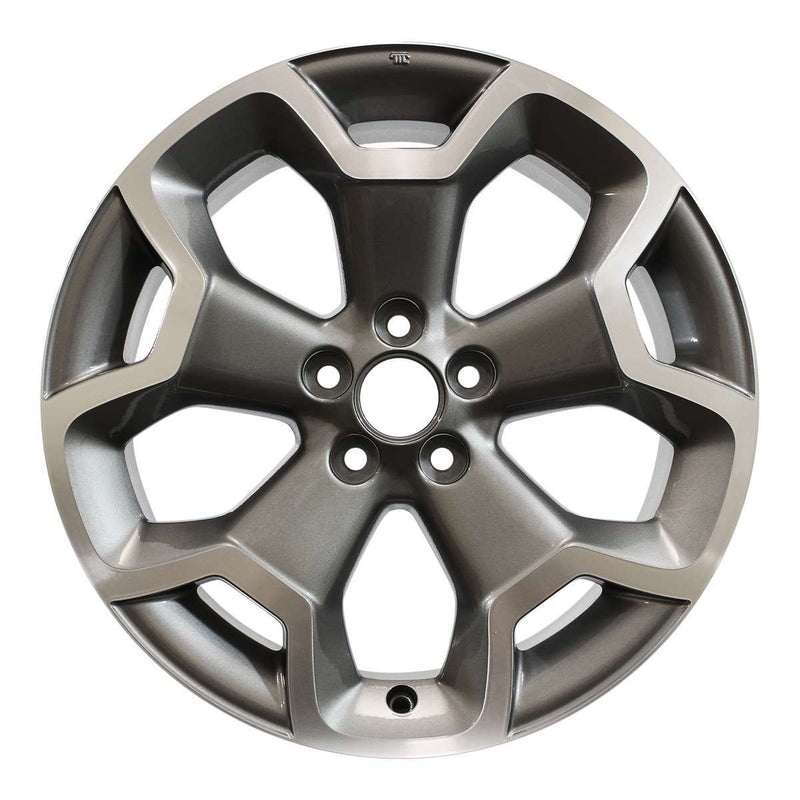 2014 subaru xv wheel 17 machined charcoal aluminum 5 lug w68806mc 2