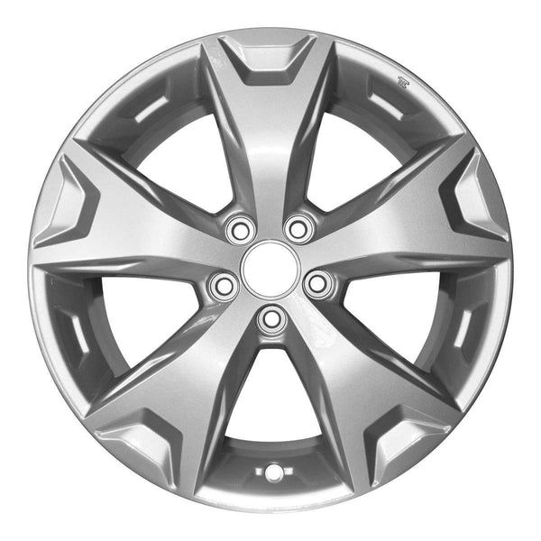 2014 subaru forester wheel 17 silver aluminum 5 lug w68814s 1