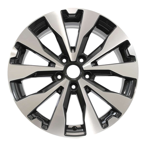 2015 subaru outback wheel 18 machined light charcoal aluminum 5 lug w68826mlc 5