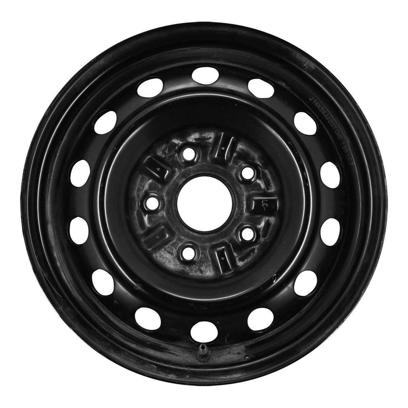 2000 toyota camry wheel 14 black steel 5 lug w69293b 9