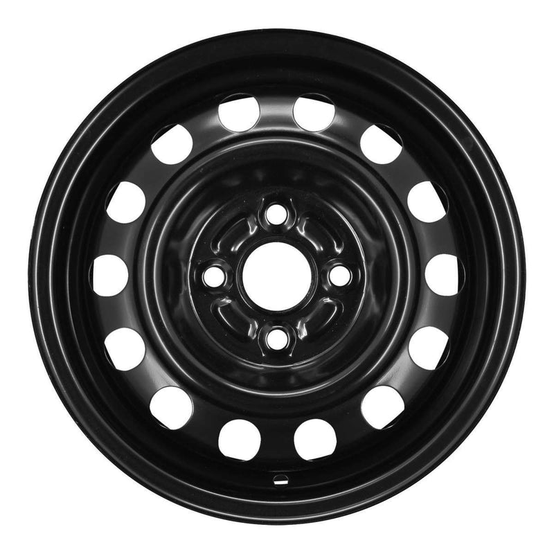 1995 toyota corolla wheel 14 black steel 4 lug w69313b 4