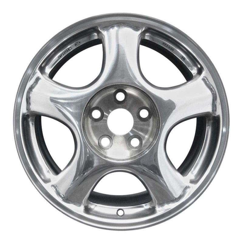 1993 toyota supra wheel 16 polished aluminum 5 lug w69329p 1