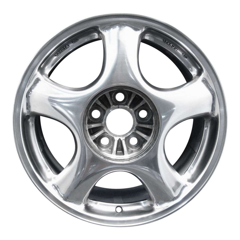 1998 toyota supra wheel 17 polished aluminum 5 lug w69336p 6