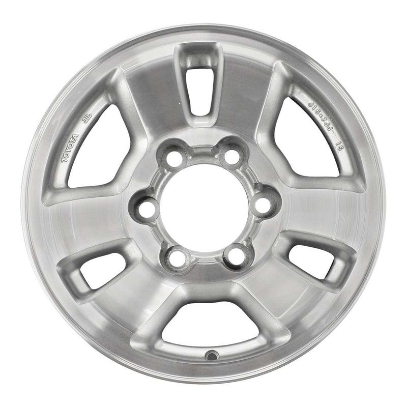 2000 toyota tacoma wheel 15 machined silver aluminum 6 lug rw69346ms 13