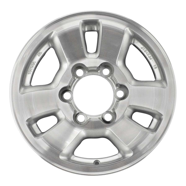 1997 toyota 4runner wheel 15 machined silver aluminum 6 lug rw69346ms 2