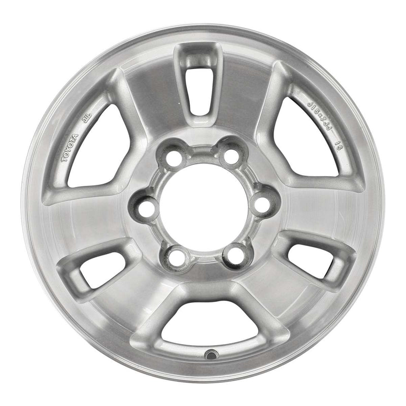 2000 toyota 4runner wheel 15 machined silver aluminum 6 lug rw69346ms 5
