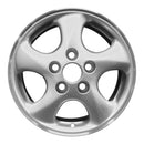 1999 lexus es300 wheel 15 machined silver aluminum 5 lug w69352ms 3