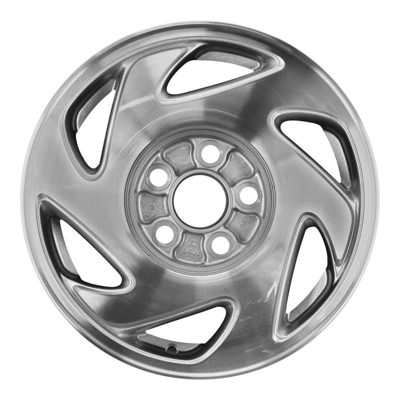 1998 toyota sienna wheel 15 machined charcoal aluminum 5 lug w69373mc 1