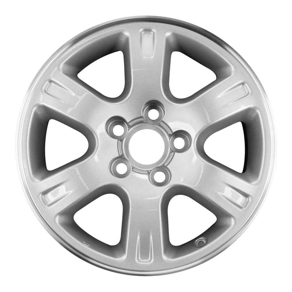 2006 toyota highlander wheel 16 machined silver aluminum 5 lug rw69397ms 6