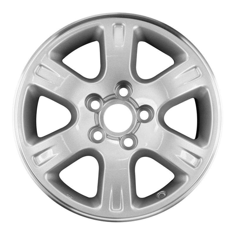 2006 toyota highlander wheel 16 machined silver aluminum 5 lug rw69397ms 6