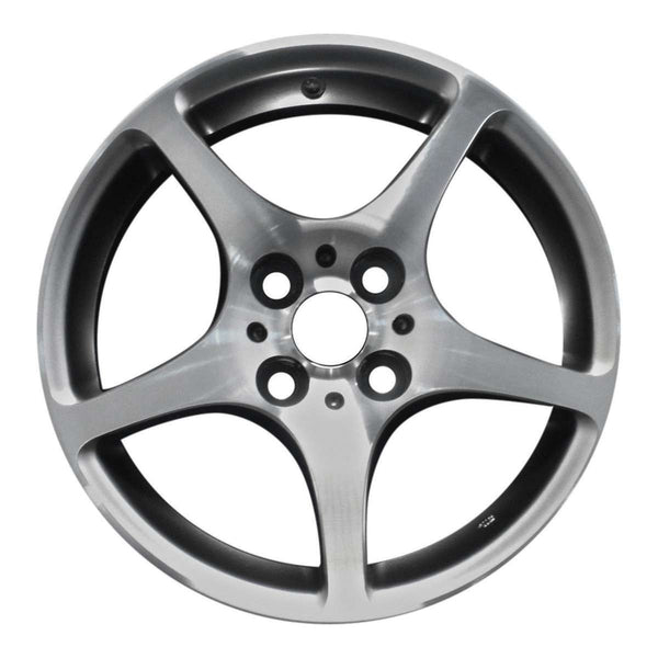 2002 toyota mr2 wheel 15 machined charcoal aluminum 4 lug w69399mc 3