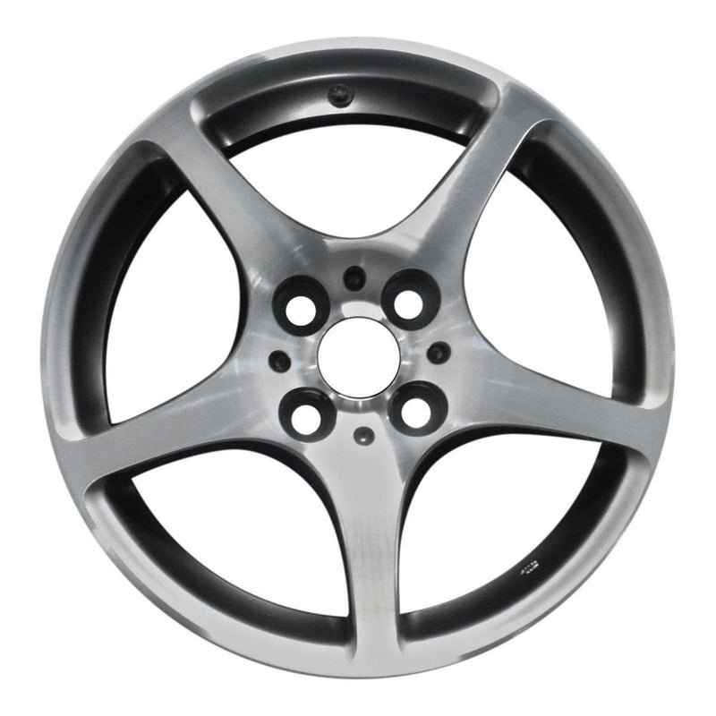 2000 toyota mr2 wheel 15 machined charcoal aluminum 4 lug w69399mc 1