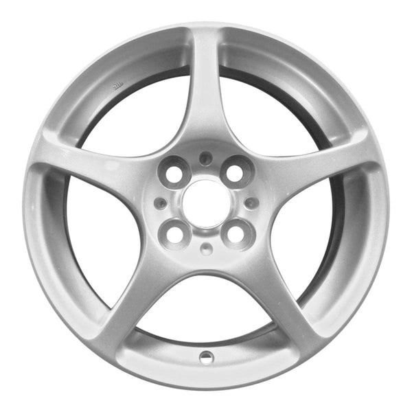 2000 toyota mr2 wheel 15 silver aluminum 4 lug w69399s 1