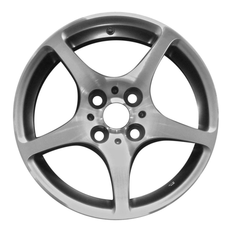 2000 toyota mr2 wheel 15 machined charcoal aluminum 4 lug w69400mc 1