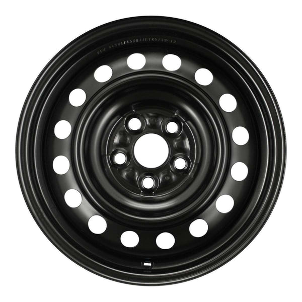 2006 toyota corolla wheel 15 black steel 5 lug w69423b 4