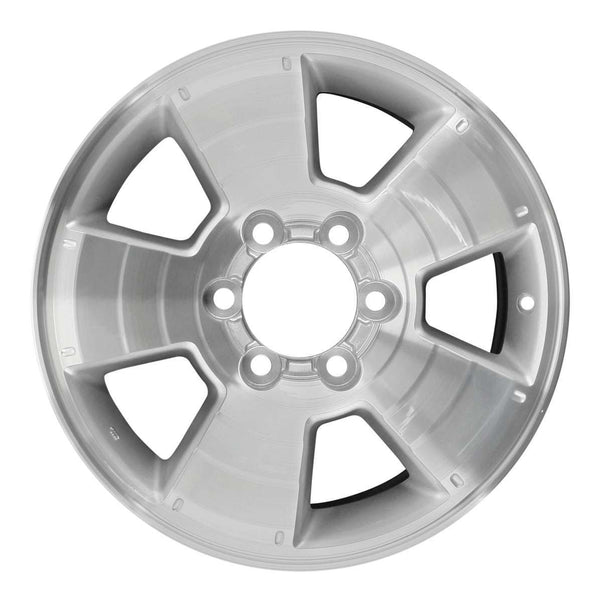 2009 toyota 4runner wheel 17 machined silver aluminum 6 lug rw69429ms 7