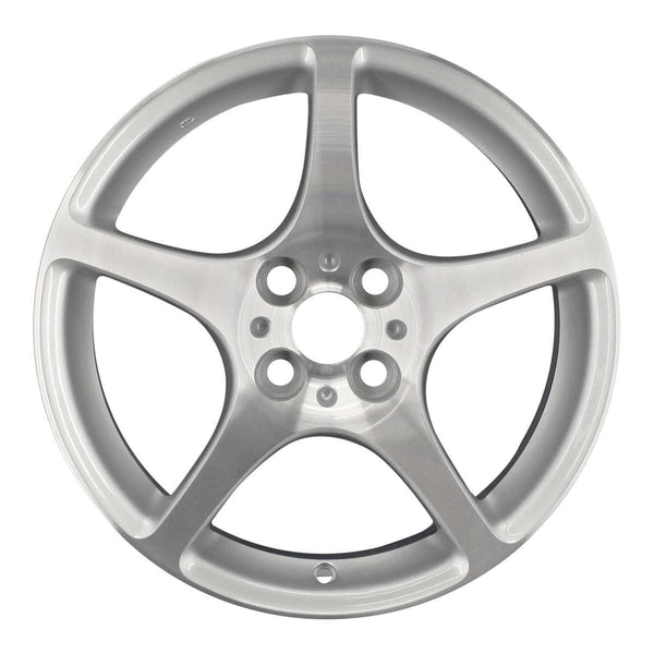 2003 toyota mr2 wheel 15 machined silver aluminum 4 lug w69438ms 1