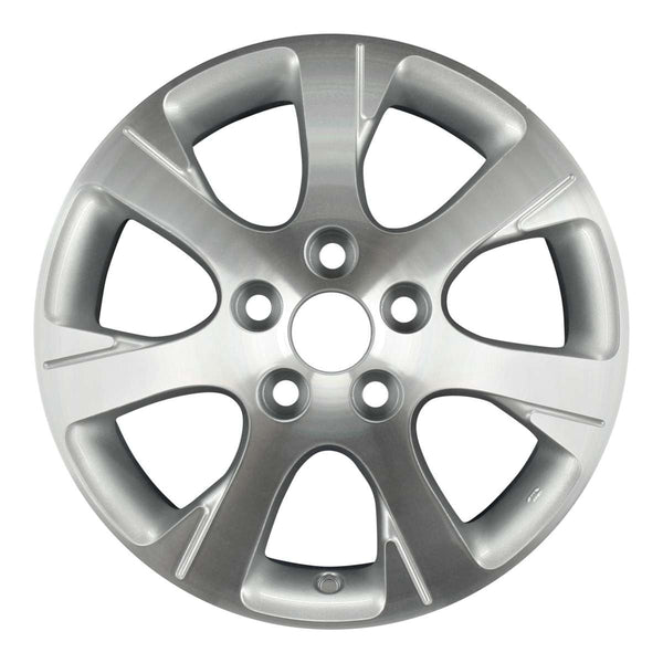 2004 toyota camry wheel 16 machined silver aluminum 5 lug w69475ms 1