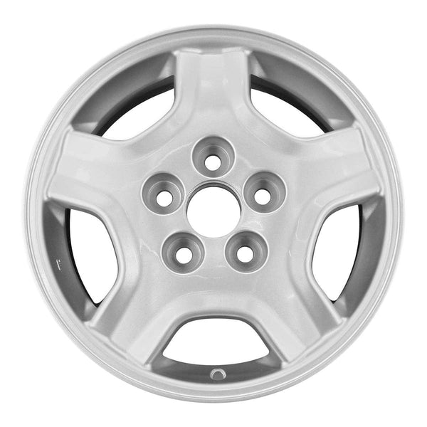 2002 toyota camry wheel 15 silver aluminum 5 lug w69519s 1