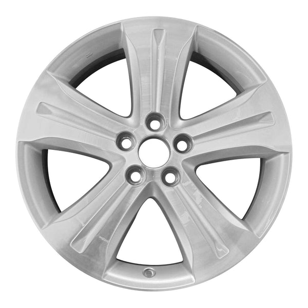 2011 toyota highlander wheel 19 machined silver aluminum 5 lug rw69536ms 4