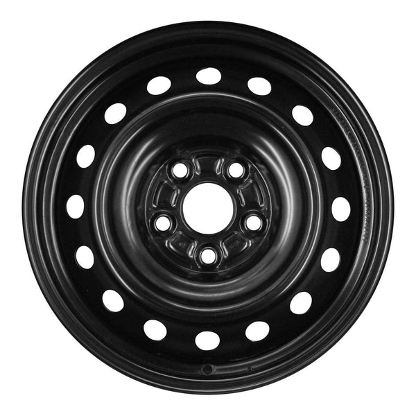 2010 pontiac vibe wheel 16 black steel 5 lug w69545b 12