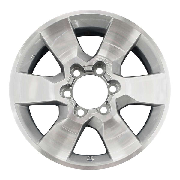 2010 toyota 4runner wheel 17 machined silver aluminum 6 lug w69562ms 1