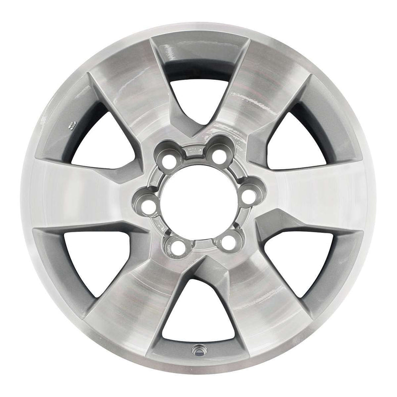 2013 toyota 4runner wheel 17 machined silver aluminum 6 lug w69562ms 4