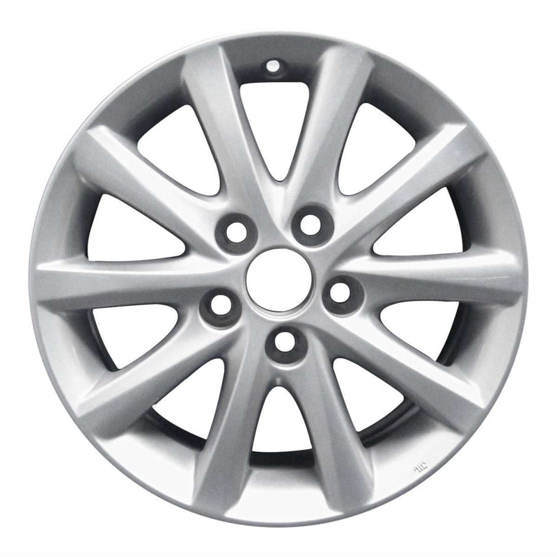 2011 toyota camry wheel 16 silver aluminum 5 lug w69565s 2