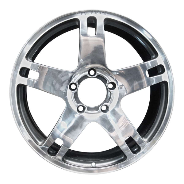 2012 toyota land wheel 22 polished charcoal aluminum 5 lug w69586pc 8