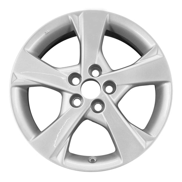 2011 toyota corolla wheel 16 silver aluminum 5 lug w69590s 5