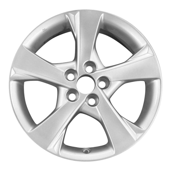 2011 toyota corolla wheel 16 silver aluminum 5 lug rw69610s 1