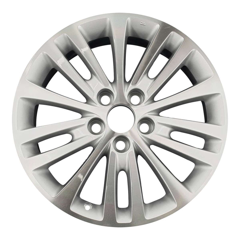 2014 toyota avalon wheel 17 machined silver aluminum 5 lug w69622ms 3