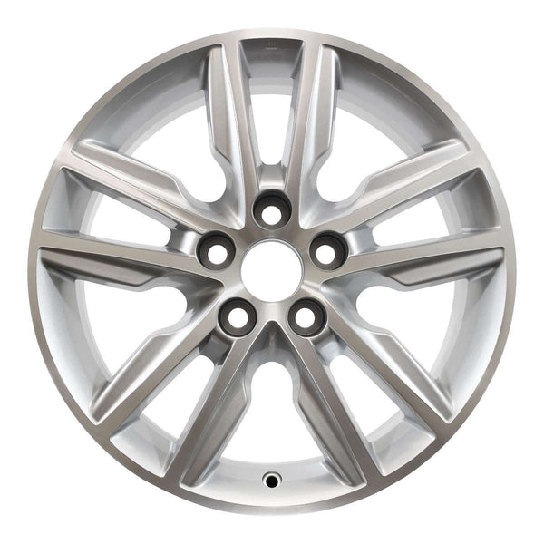 2014 toyota avalon wheel 17 machined silver aluminum 5 lug w69623ms 2