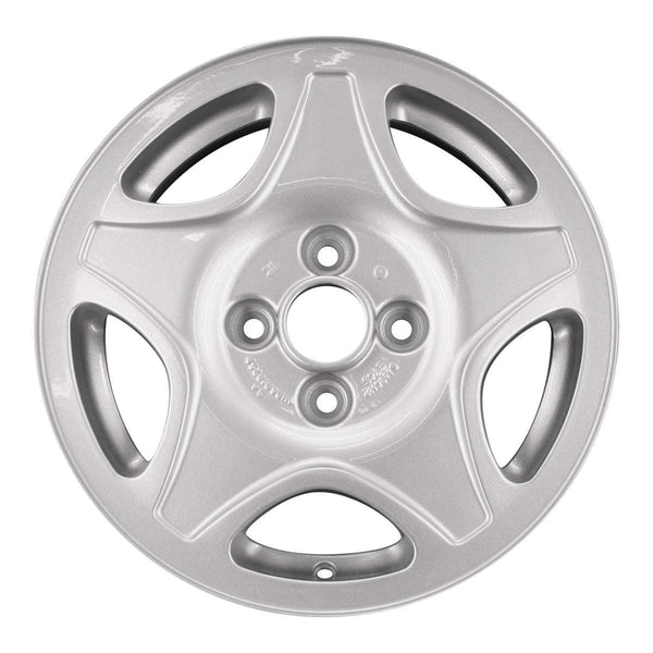 1997 volkswagen golf wheel 14 silver aluminum 4 lug w69729s 1