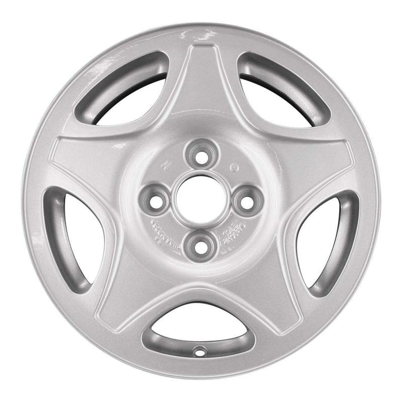 1997 volkswagen golf wheel 14 silver aluminum 4 lug w69729s 1