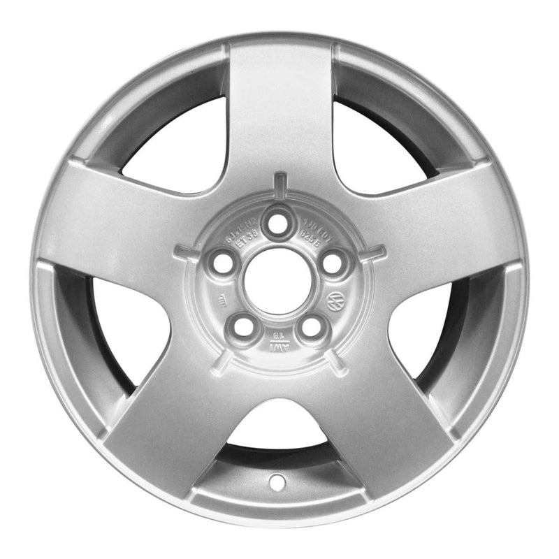 2007 volkswagen jetta wheel 15 silver aluminum 5 lug w69735s 5