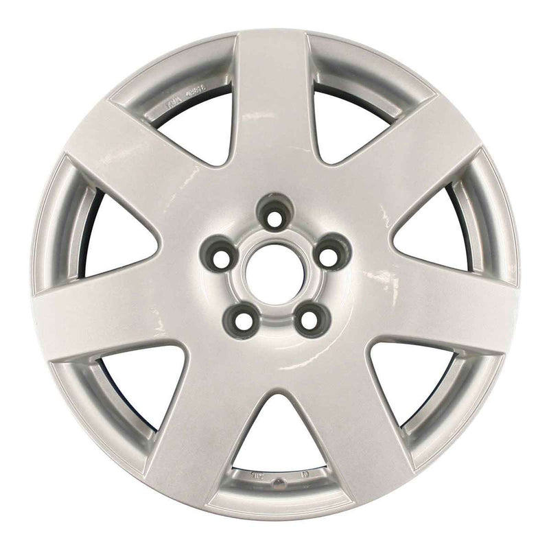 2003 volkswagen passat wheel 17 silver aluminum 5 lug w69748s 4