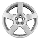 2002 volkswagen golf wheel 17 silver aluminum 5 lug w69754s 6