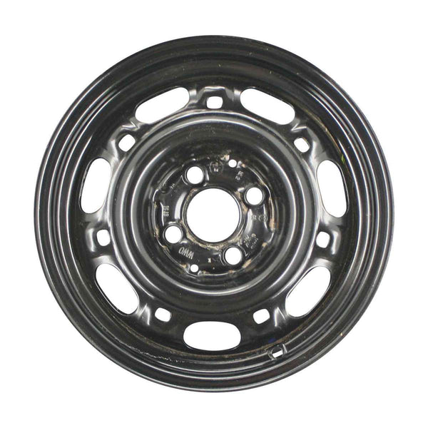 1997 volkswagen jetta wheel 14 black steel 4 lug w69761b 1