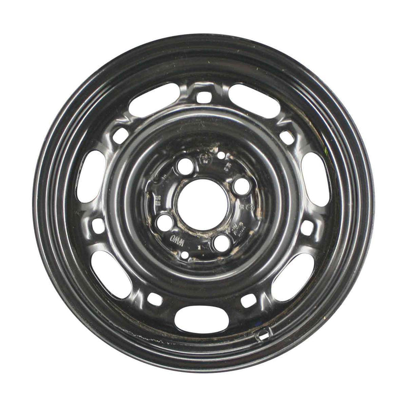 1999 volkswagen jetta wheel 14 black steel 4 lug w69761b 3