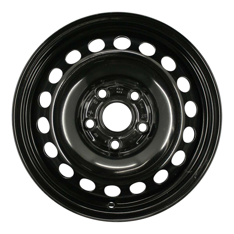 2006 volkswagen jetta wheel 15 black steel 5 lug w69810b 2