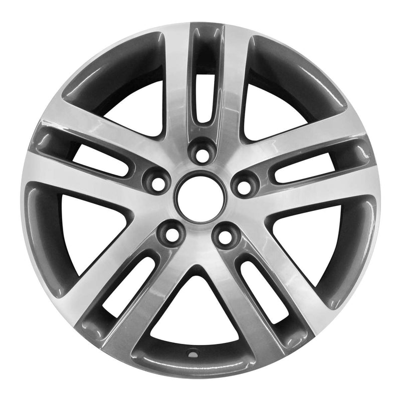 2007 volkswagen jetta wheel 16 machined charcoal aluminum 5 lug w69812mc 3