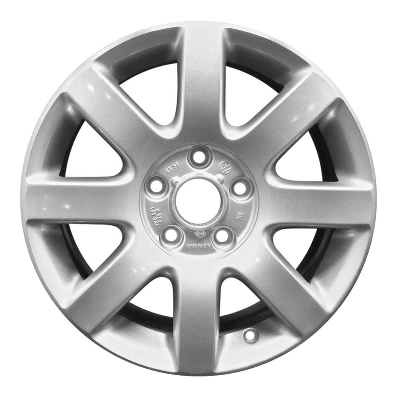 2006 volkswagen rabbit wheel 16 machined silver aluminum 5 lug w69837ms 1