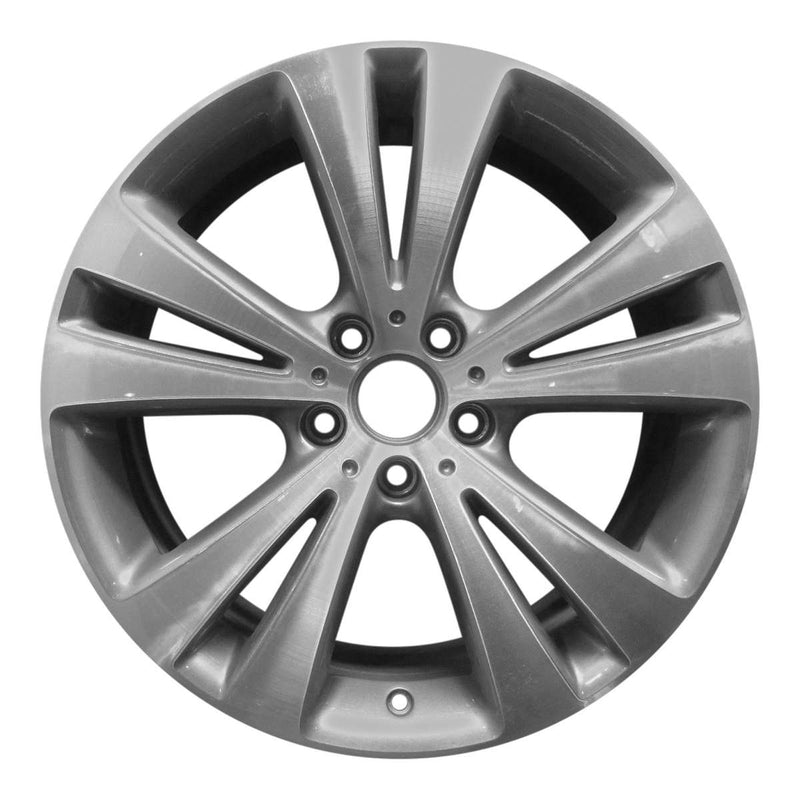 2009 volkswagen eos wheel 18 machined charcoal aluminum 5 lug w69840mc 3