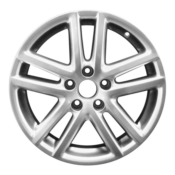 2011 volkswagen passat wheel 17 silver aluminum 5 lug w69845s 8