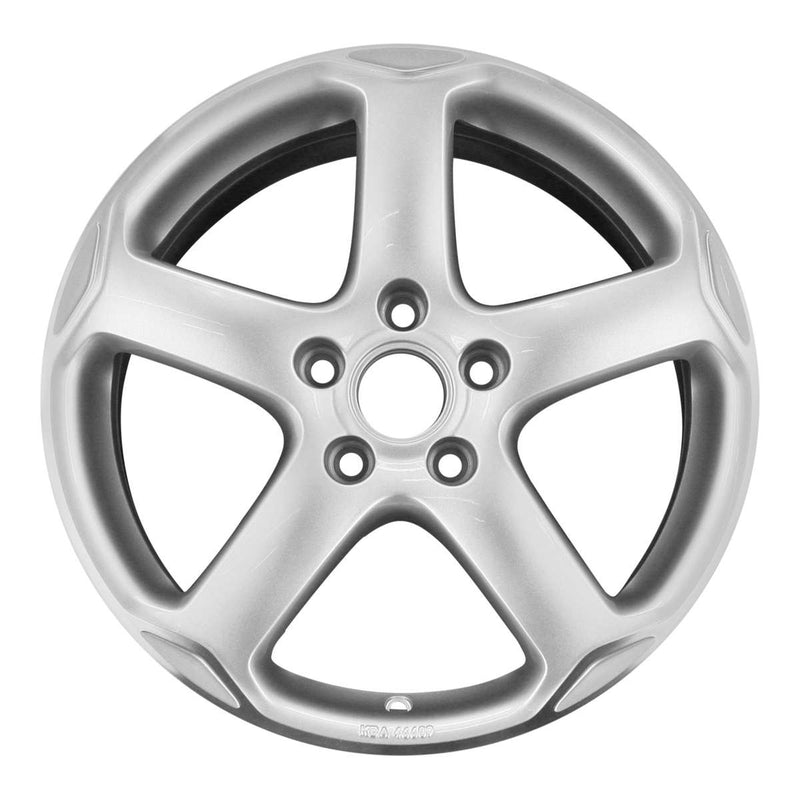 2008 volkswagen golf wheel 17 machined silver aluminum 5 lug w69850ms 10