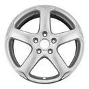 2009 volkswagen golf wheel 17 machined silver aluminum 5 lug w69850ms 2
