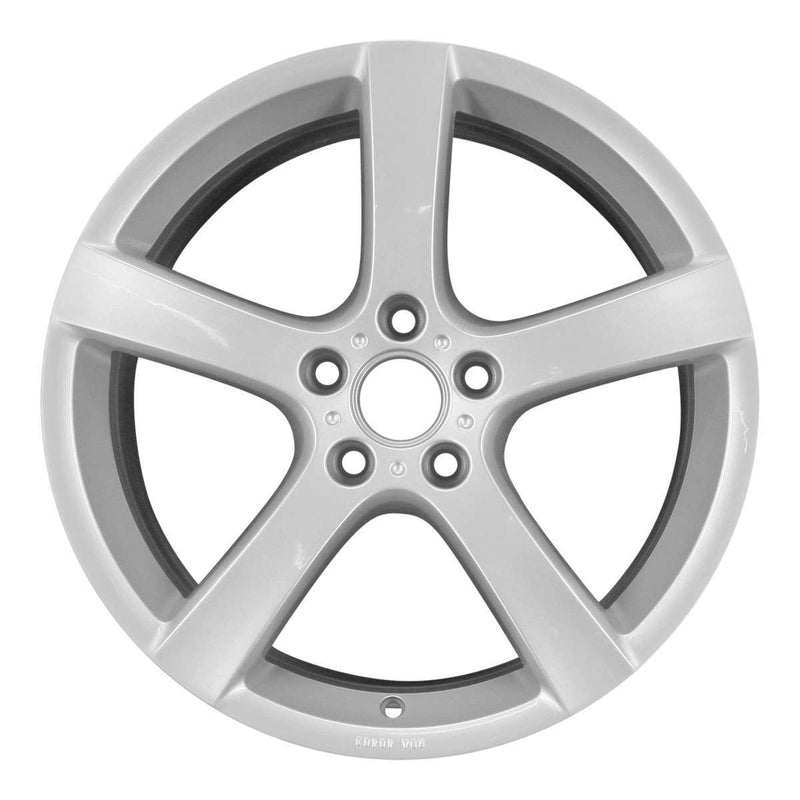 2009 volkswagen rabbit wheel 17 silver aluminum 5 lug w69853s 3